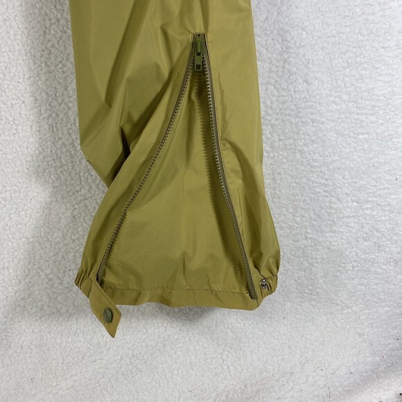 LL Bean Pants Mens Size XL Yellow Gold Lightweight Water Resistant Nylon Lined - Picture 5 of 16